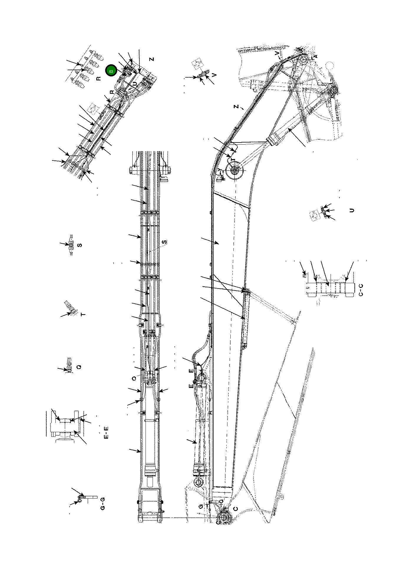 Трубка 208-62-84520 Komatsu