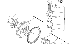 Шкив YM123900-21650 Komatsu