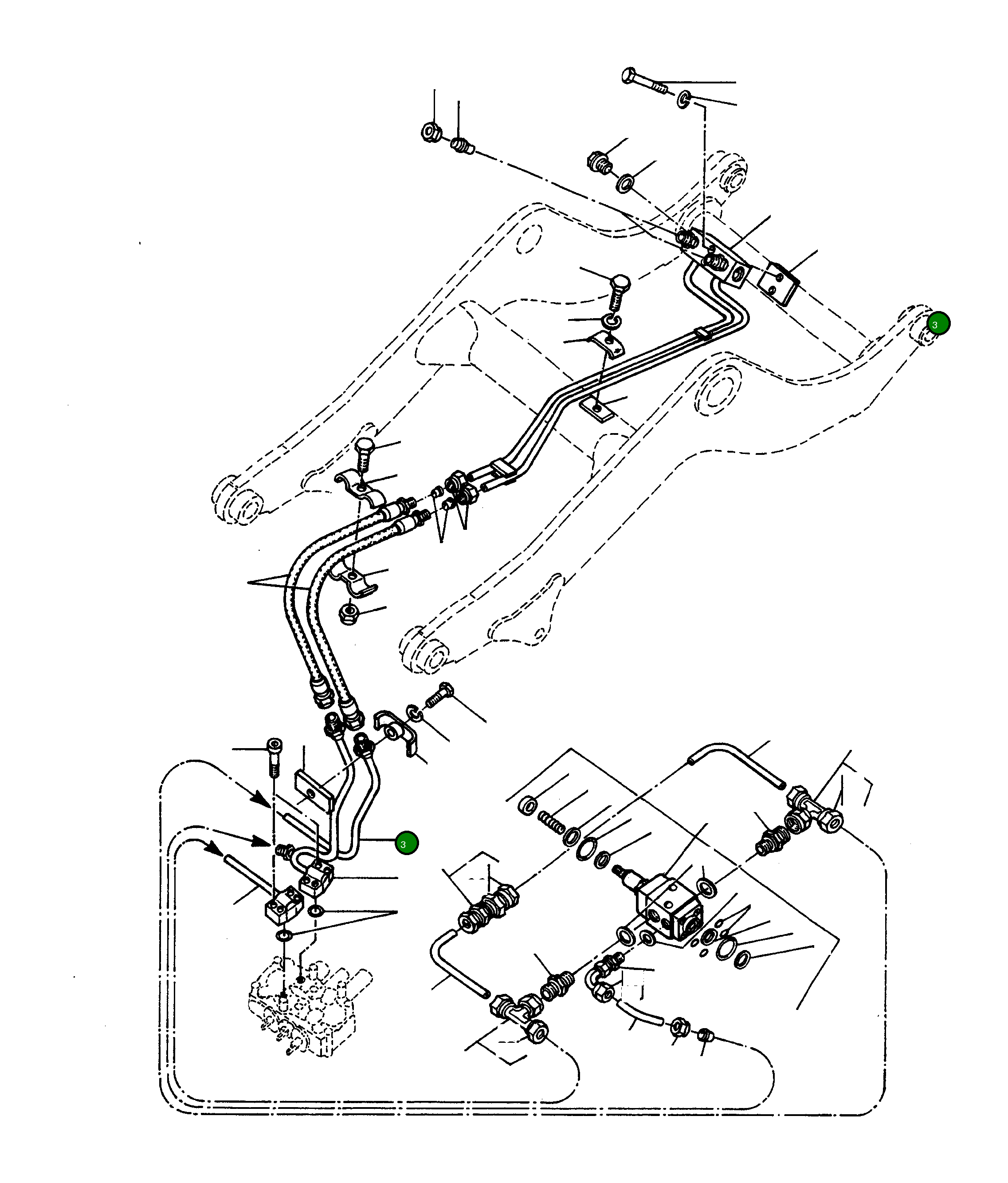 Труба 3079798M92 Komatsu