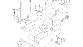 Топливный бак 418-04-21131 Komatsu