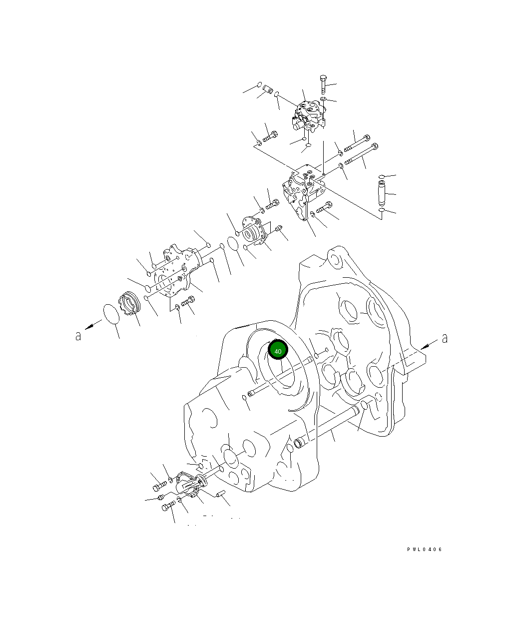 Трубка 176-76-62160 Komatsu