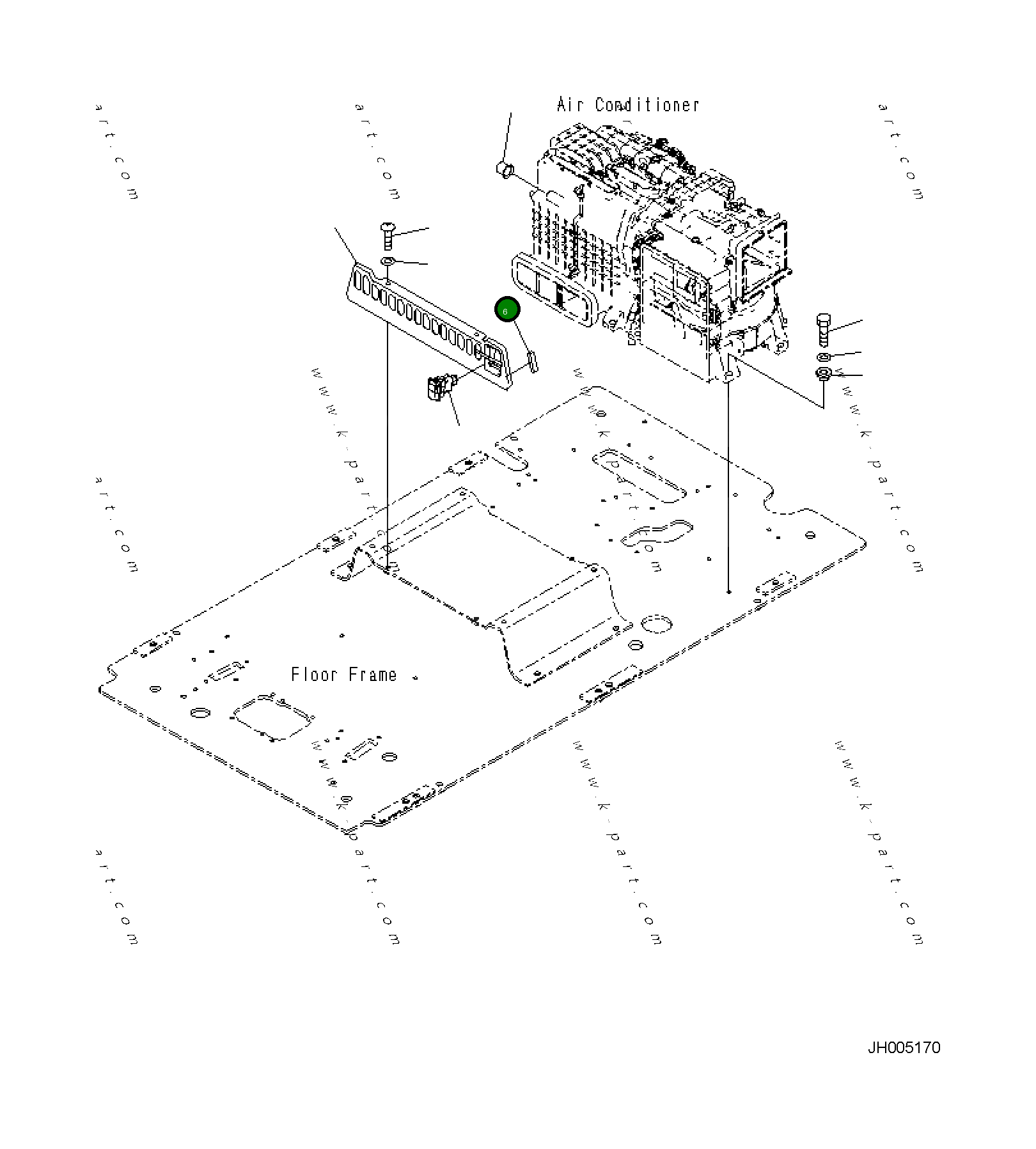 Уплотнение 2A5-43-11491 Komatsu