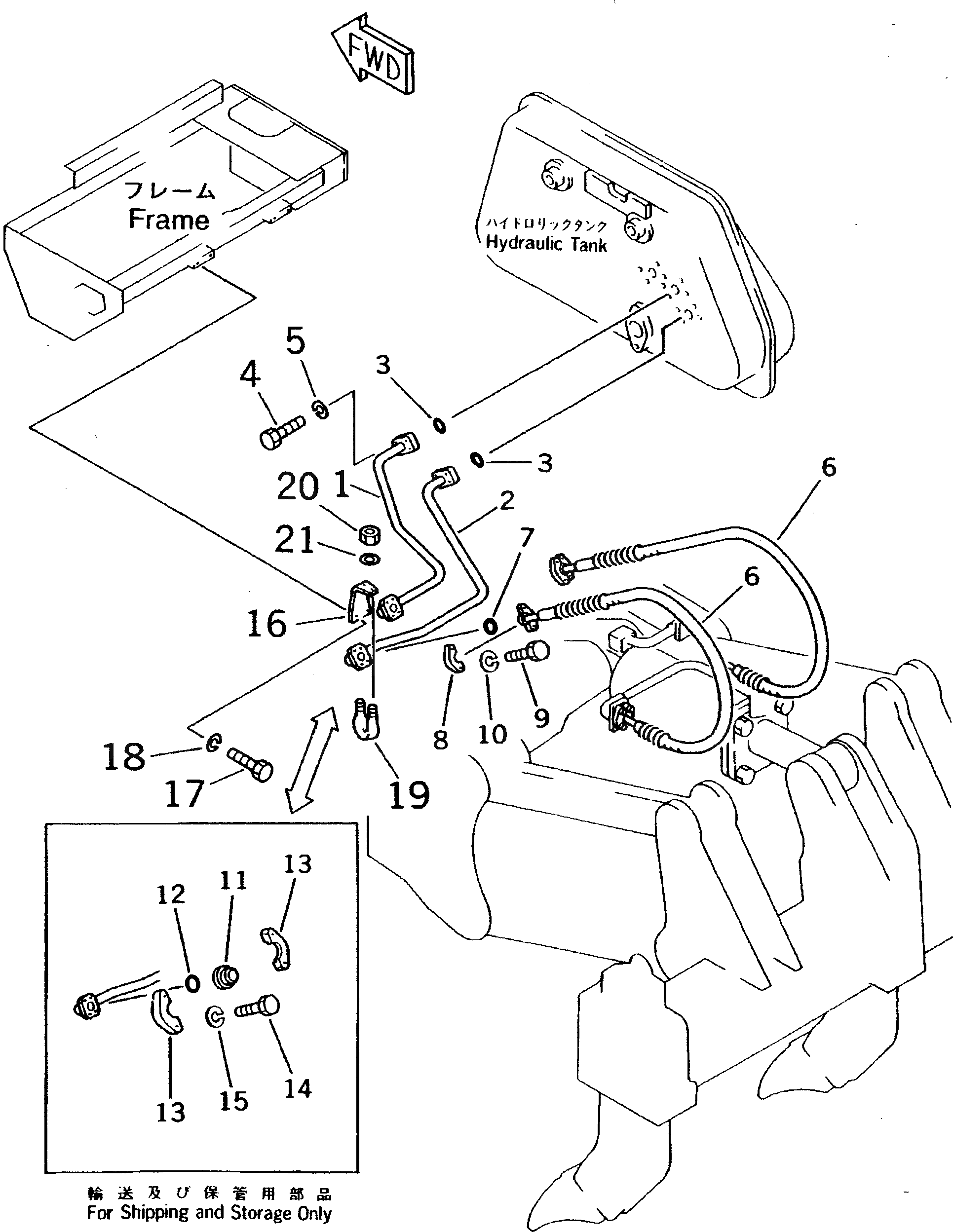 Трубка 130-78-61131 Komatsu