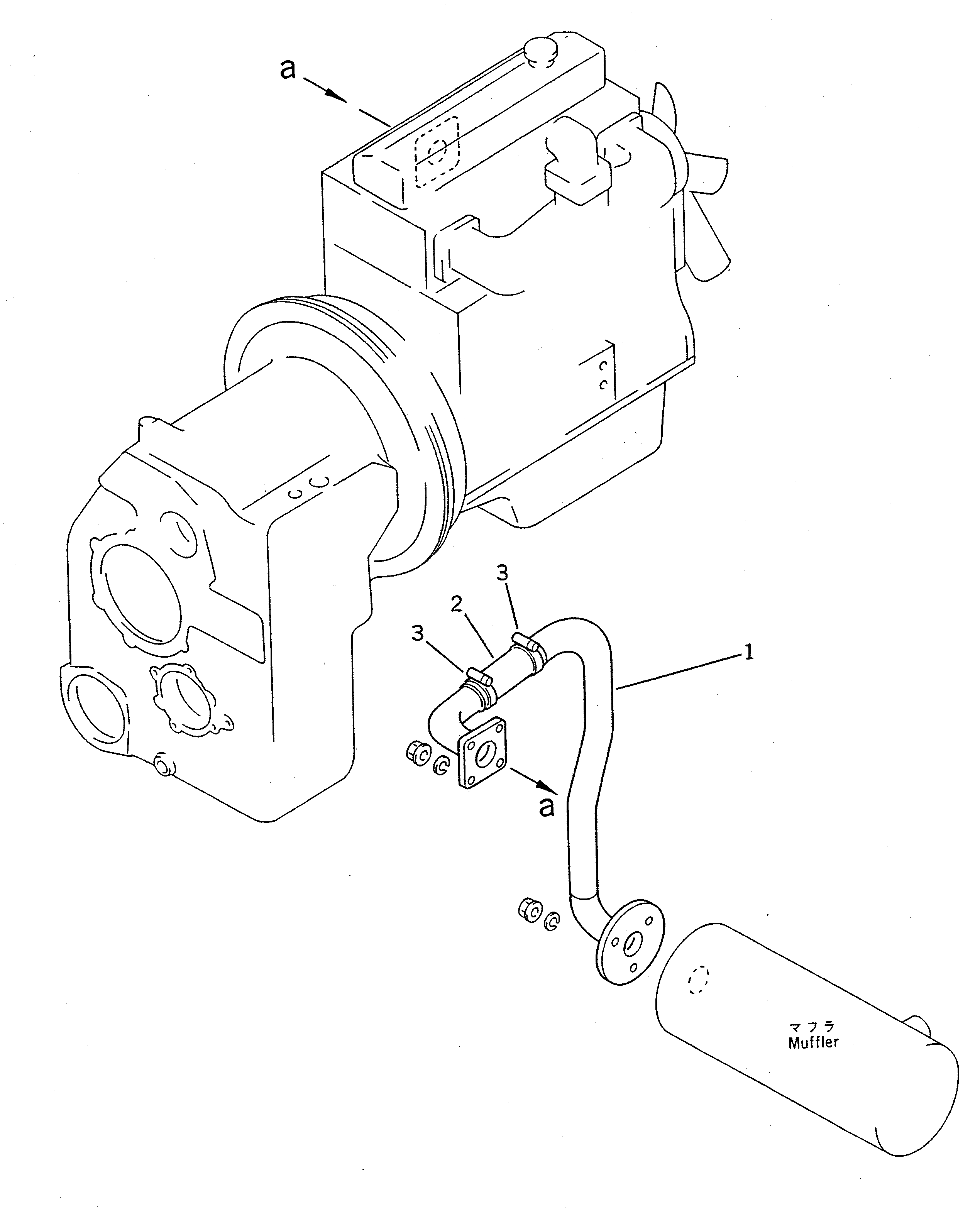 Трубка 361-01-14230 Komatsu