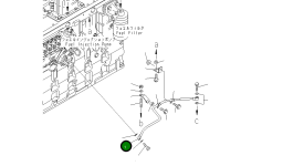 Трубка 6743-71-6430 Komatsu