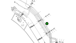 Трубка 208-62-74780 Komatsu