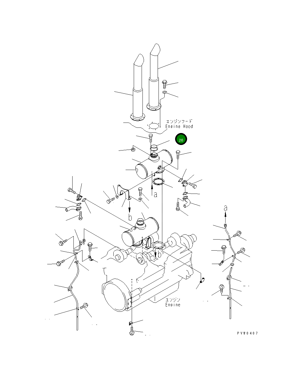 Труба 42C-02-11251 Komatsu