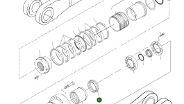Уплотнение штока 951 383 40 Komatsu