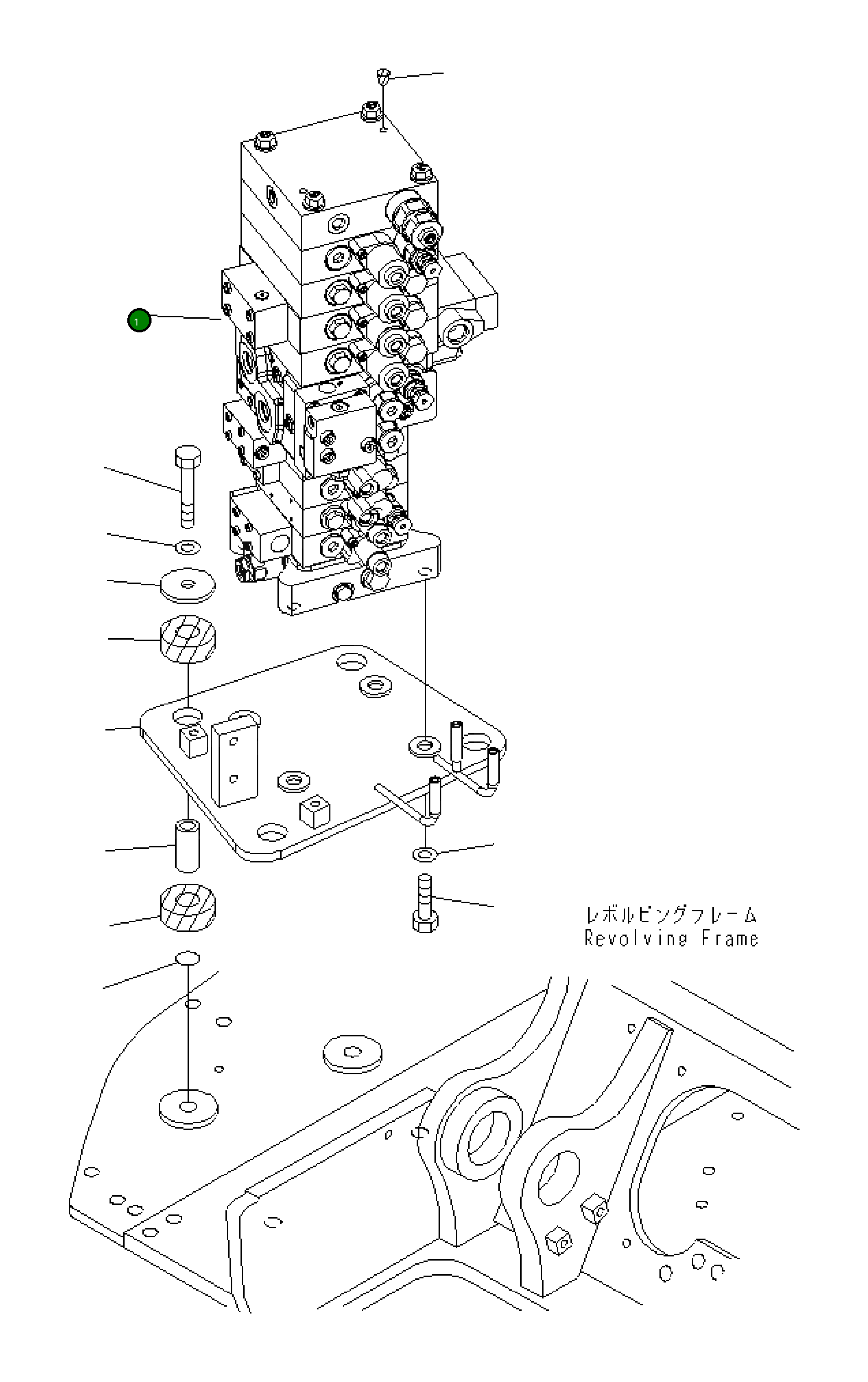 Управляющий клапан 723-59-14900 Komatsu