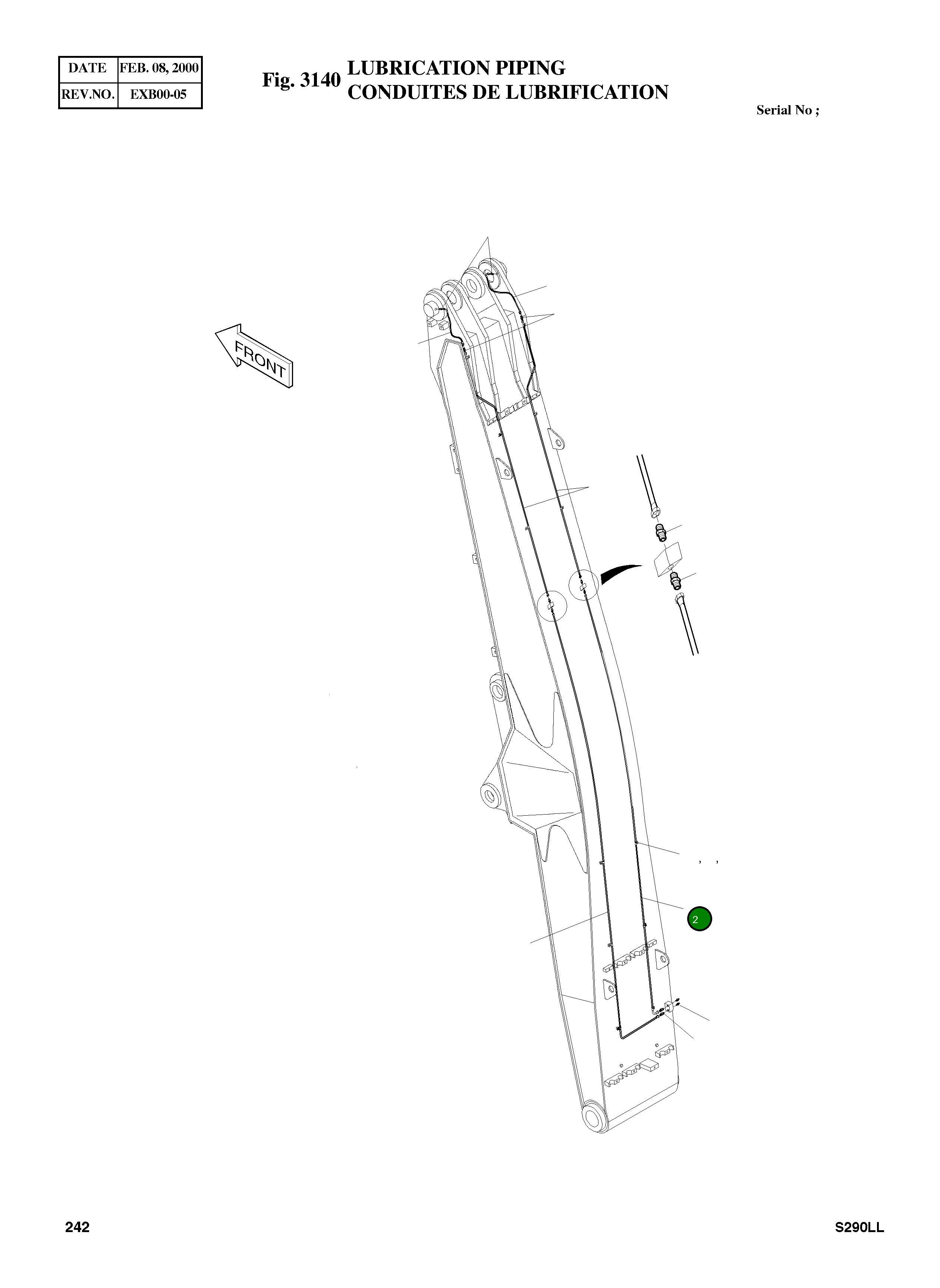Труба 2140-1630 Komatsu