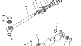 Цилиндр 101-63-55140 Komatsu