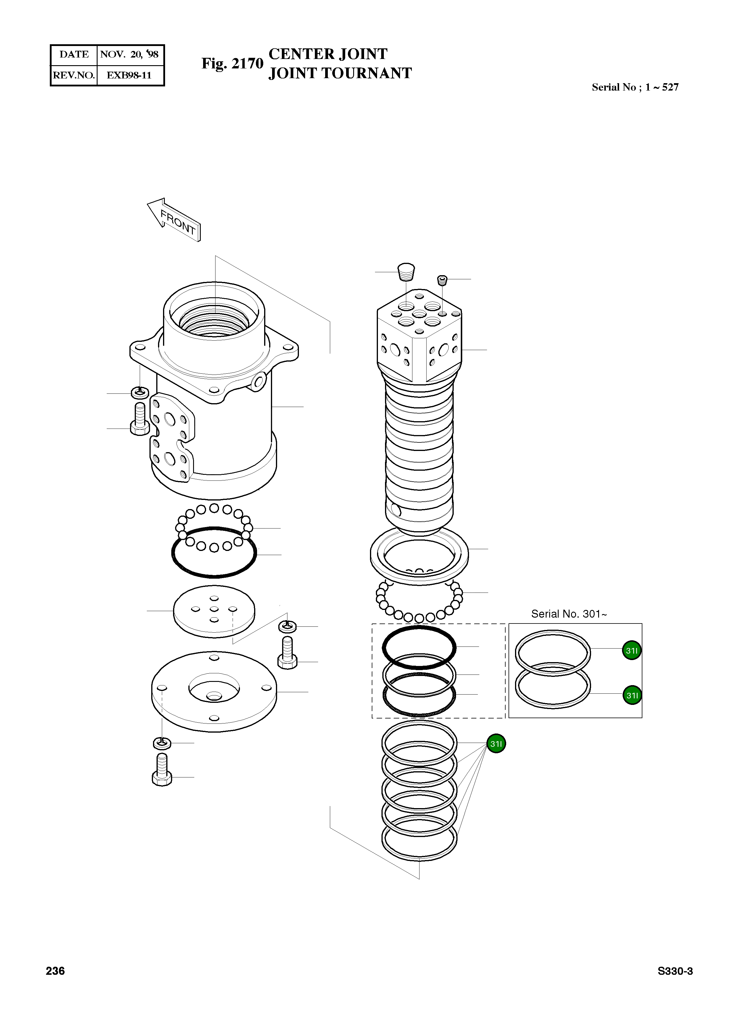 Уплотнение 2180-9099 Komatsu