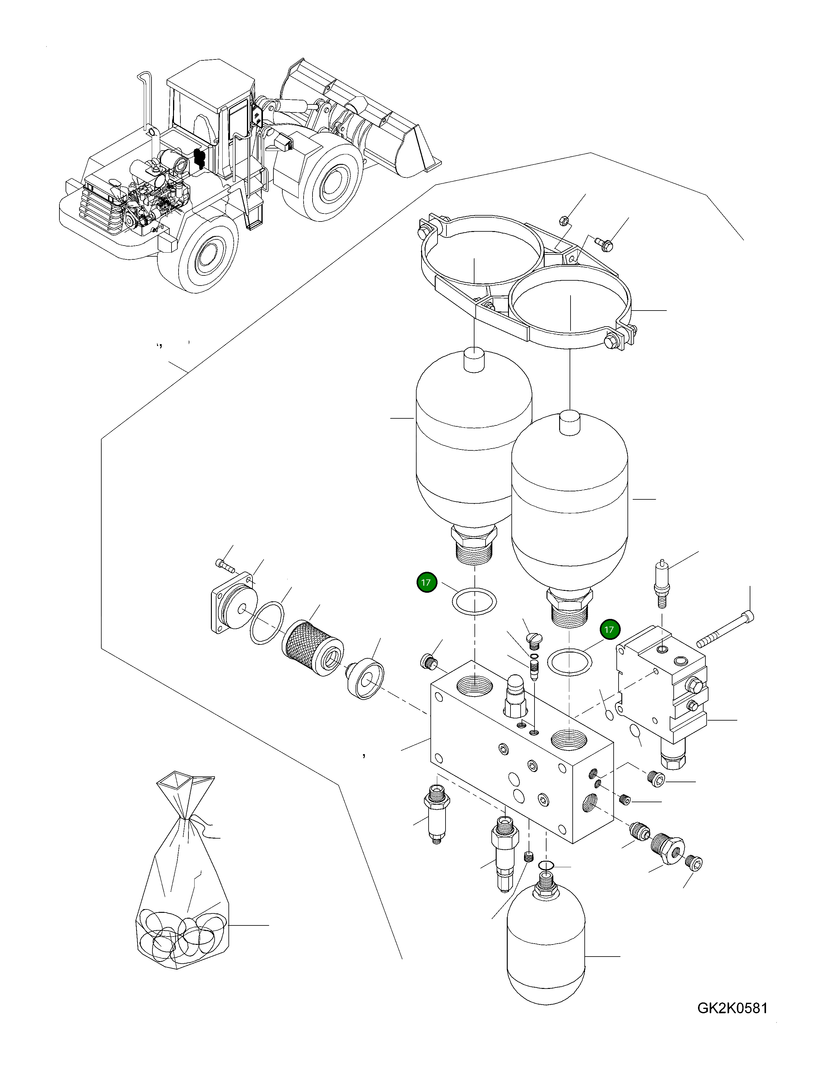 Уплотнение 421-43-H0R05 Komatsu