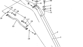 Трубка 206-62-52521 Komatsu