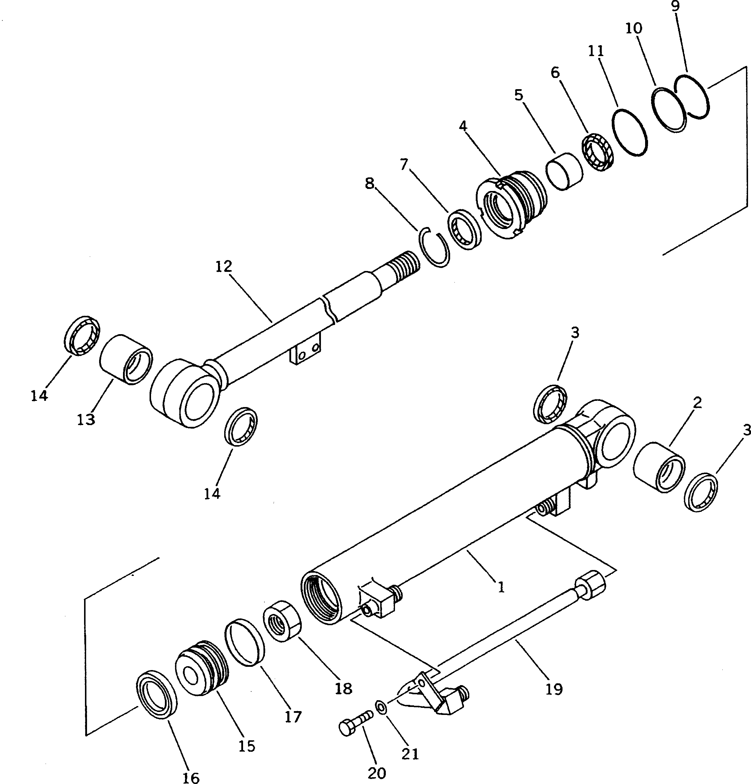 Цилиндр 363-63-22740 Komatsu