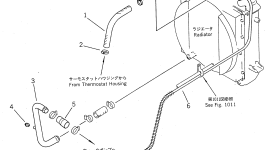 Трубка 416-Z92-1120 Komatsu