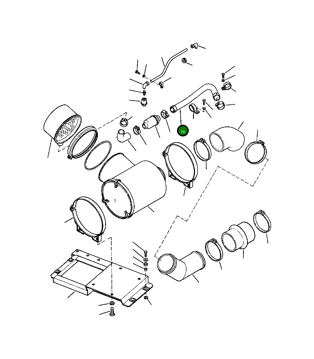 Трубка 426-01-A2292 Komatsu