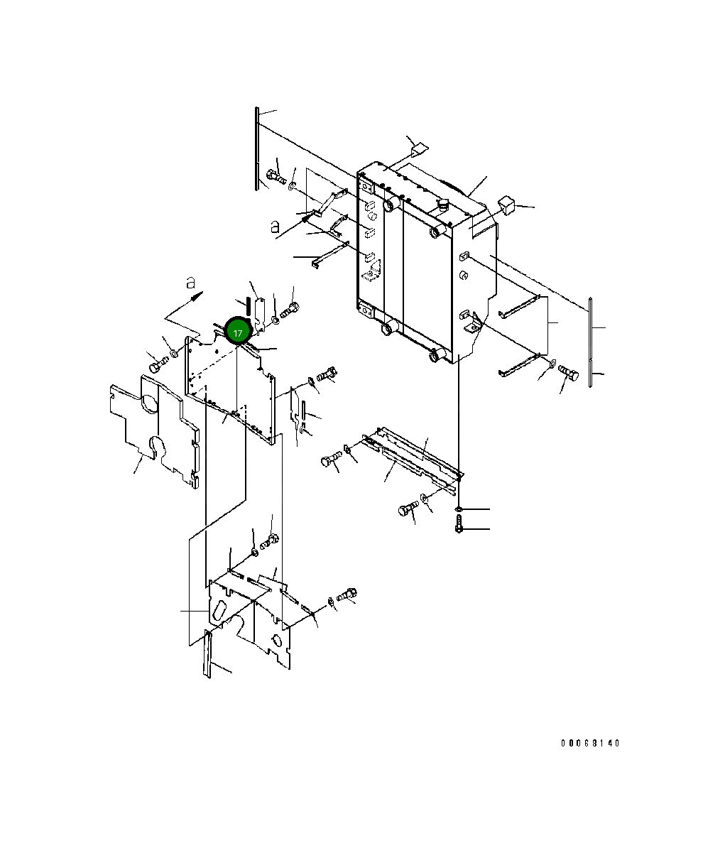 Уплотнение 419-54-B5320 Komatsu