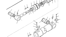 Цилиндр 21D-61-16110 Komatsu