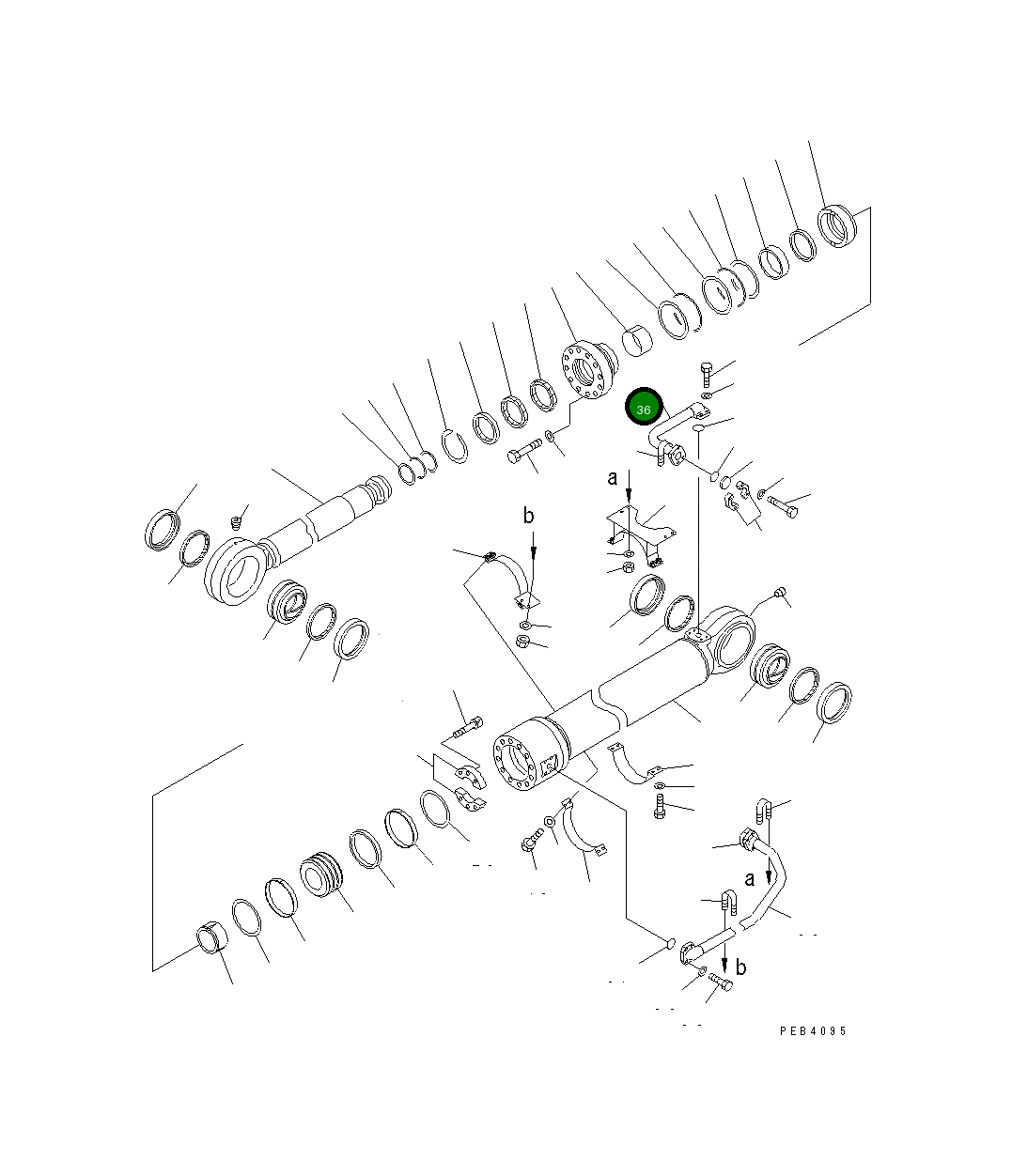 Трубка 209-63-73381 Komatsu