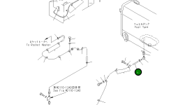 Трубка 07270-50741 Komatsu