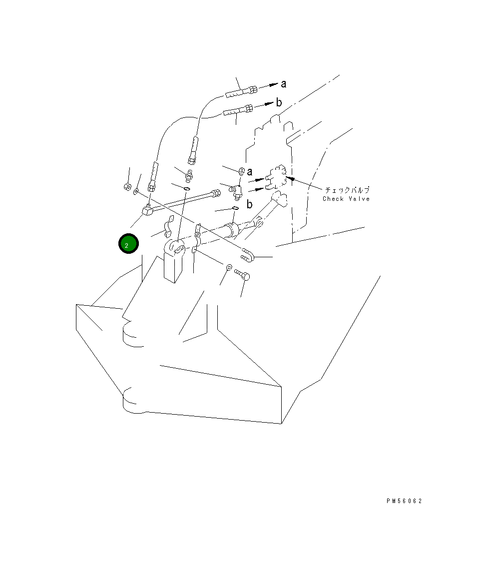 Трубка 233-60-29531 Komatsu