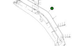 Трубка 208-62-54631 Komatsu