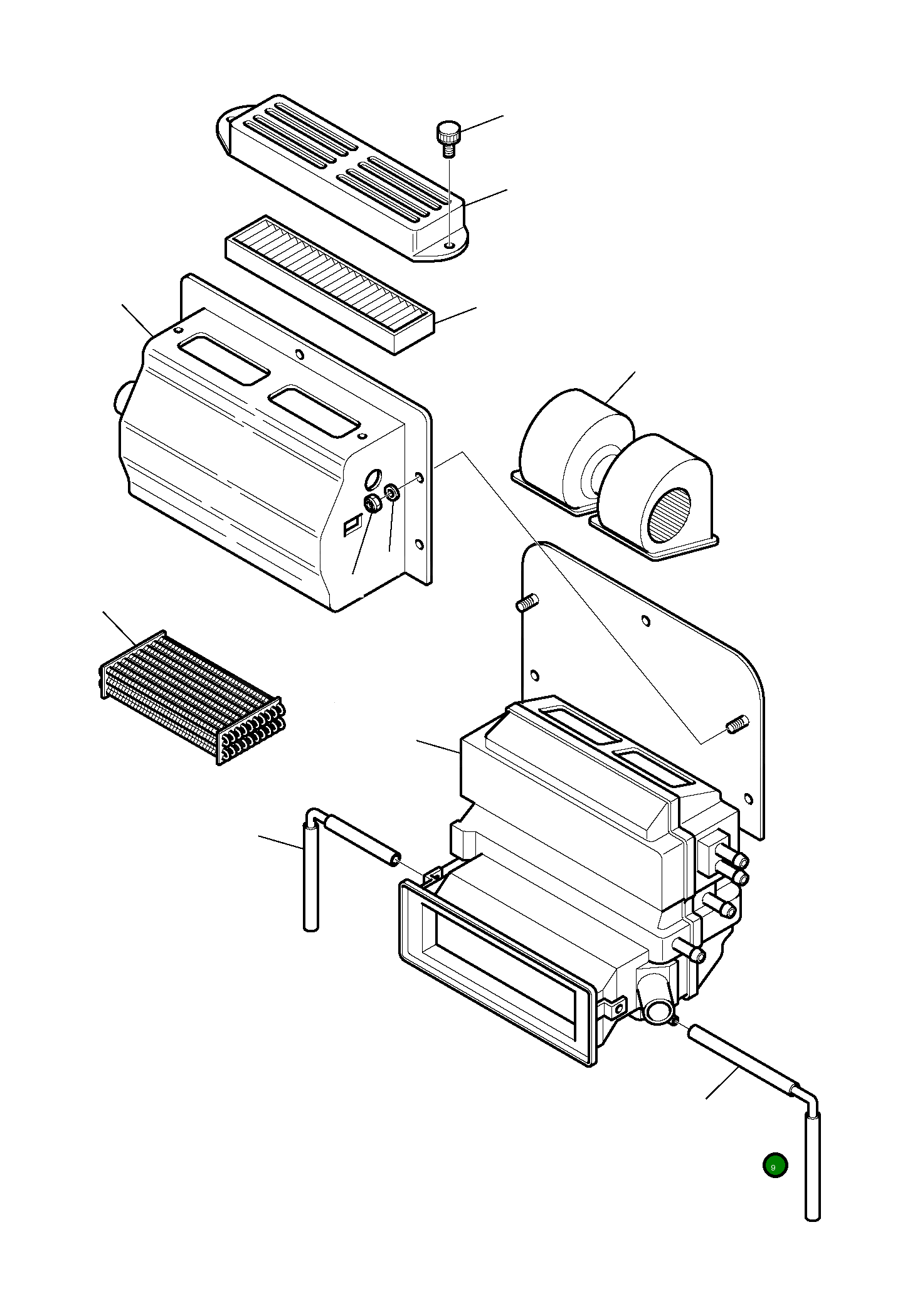 Труба 22E-979-1360 Komatsu