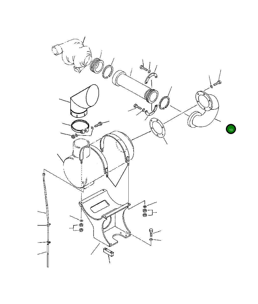Трубка 209-01-12120 Komatsu