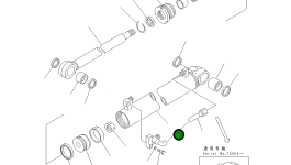 Цилиндр 101-63-13342 Komatsu