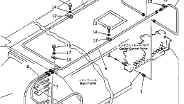 Трубка 262-97-57180 Komatsu