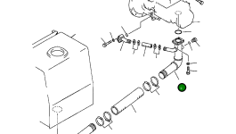Трубка 208-62-58111 Komatsu