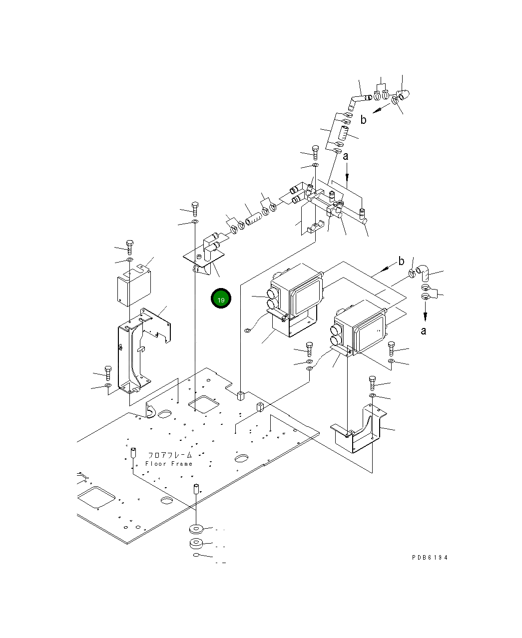 Трубка 208-977-6250 Komatsu