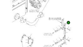 Трубка 10B-62-11140 Komatsu