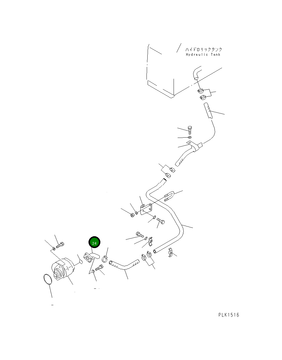 Труба 114-62-51121 Komatsu