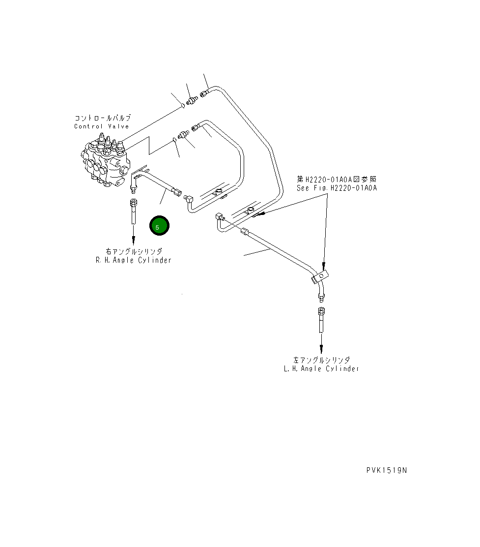 Трубка 114-62-45130 Komatsu