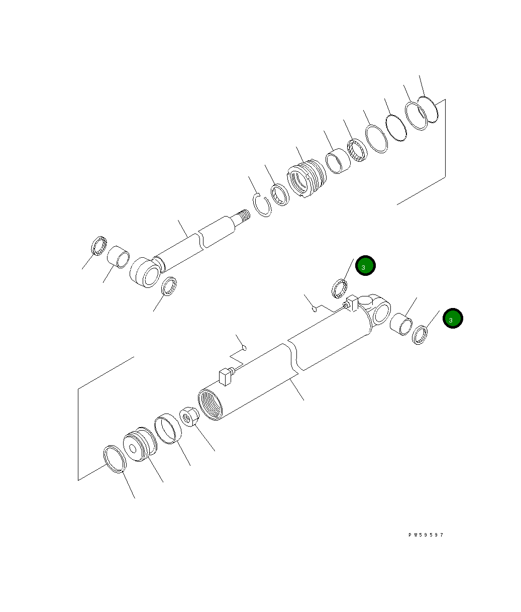 Уплотнение 07145-00040 Komatsu