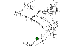 Трубка 427-35-12630 Komatsu