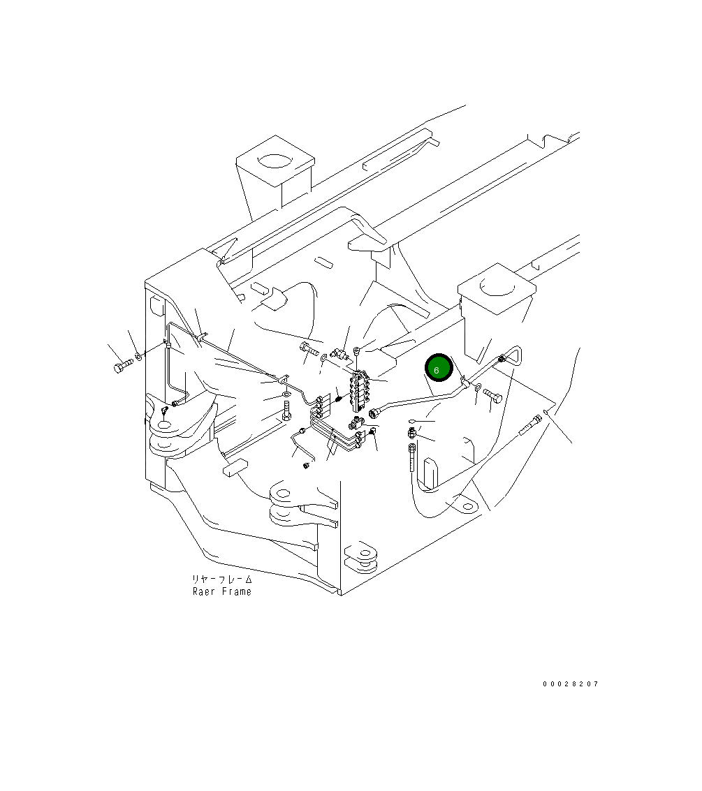Трубка 423-S95-5150 Komatsu