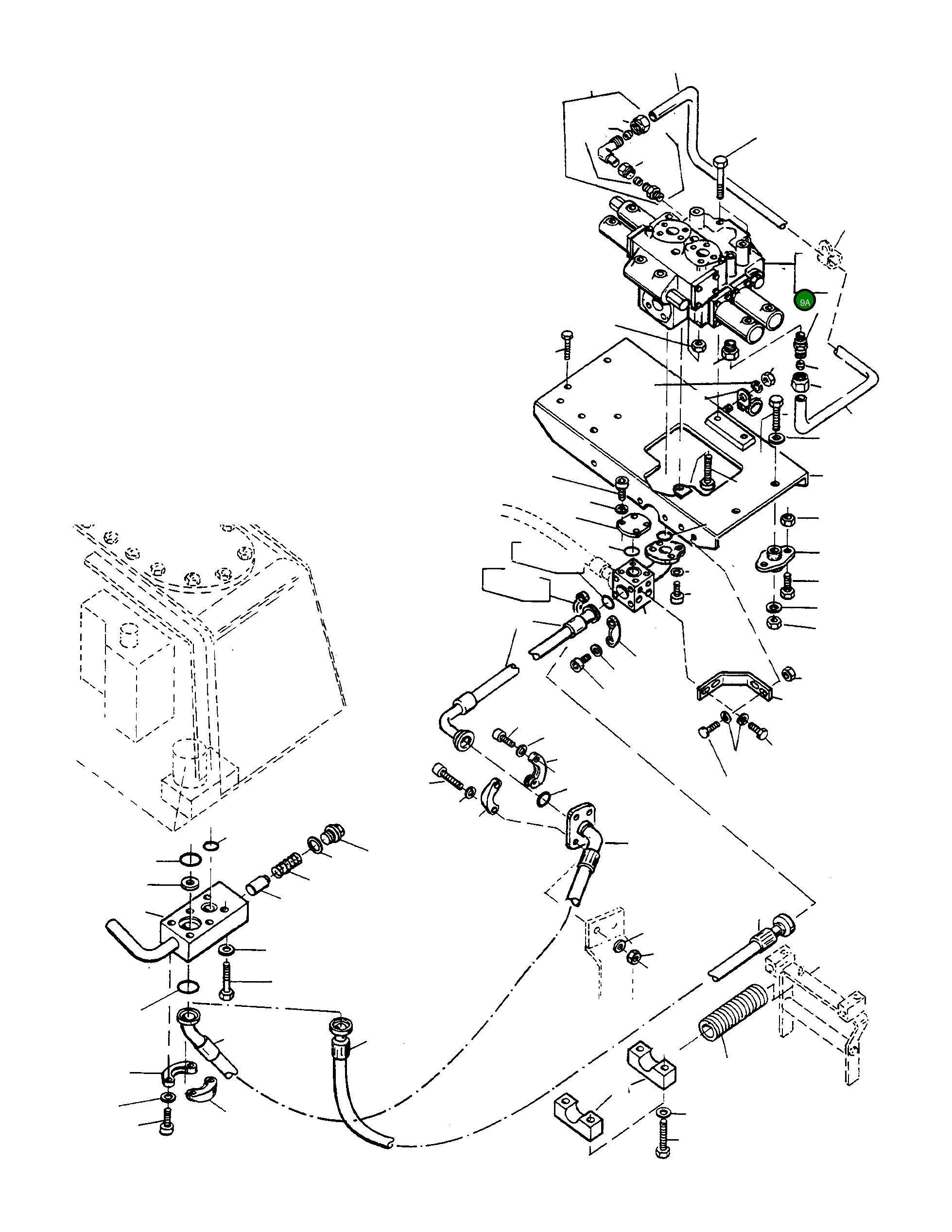 Управляющий клапан 4202412M91 Komatsu
