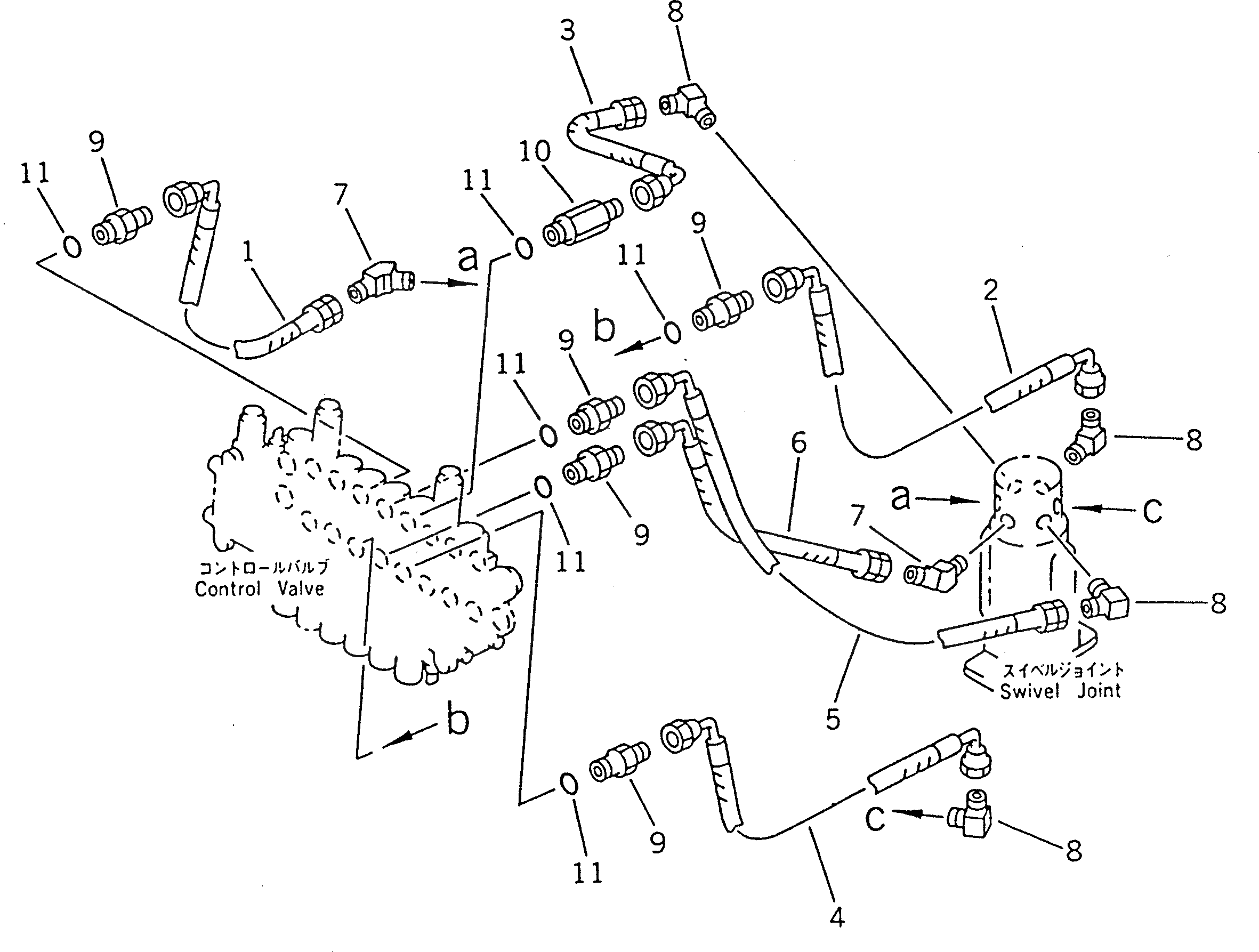 Шланг 21R-62-12371 Komatsu