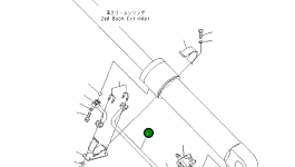 Трубка 207966K970 Komatsu