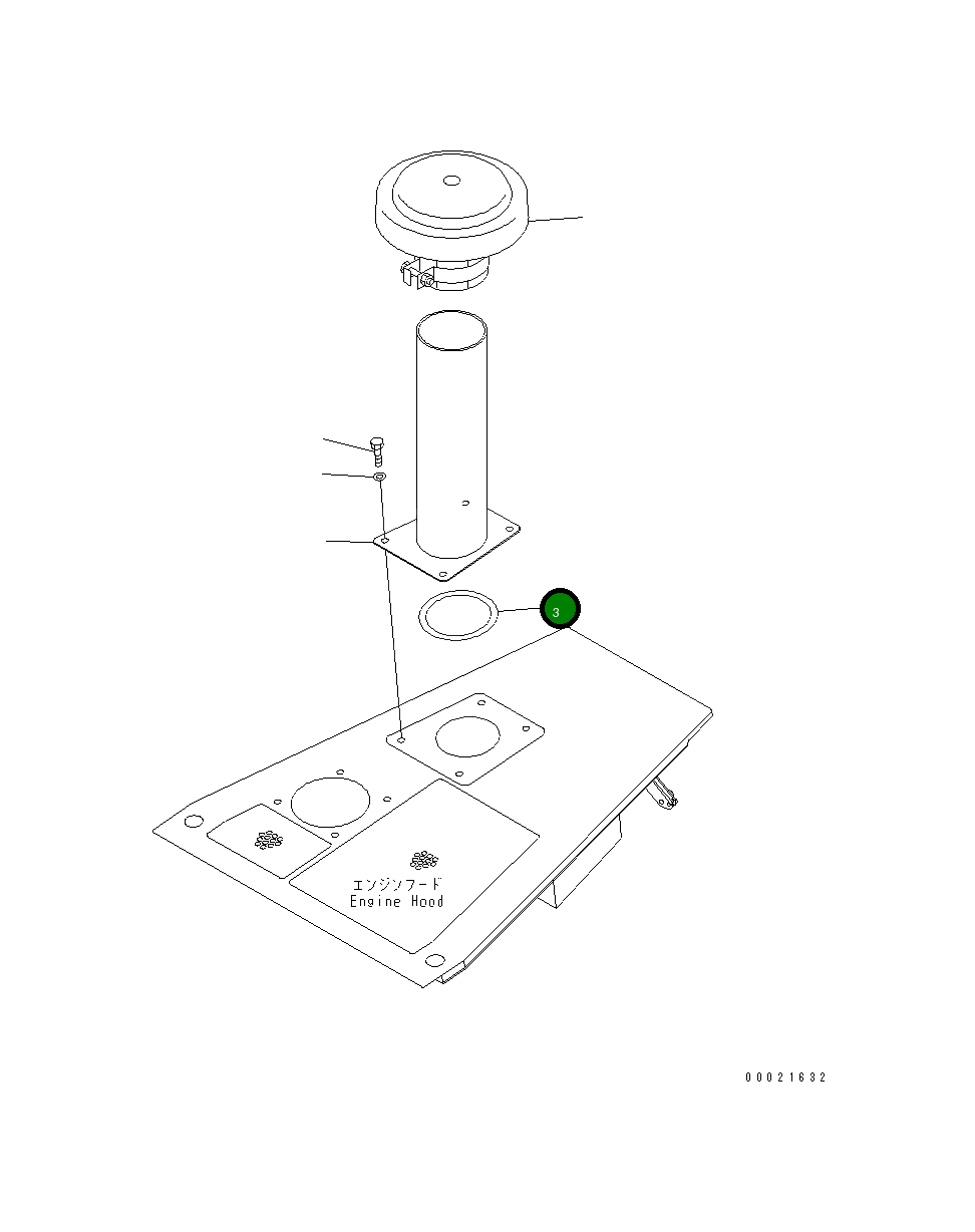 Уплотнение 134-54-61470 Komatsu