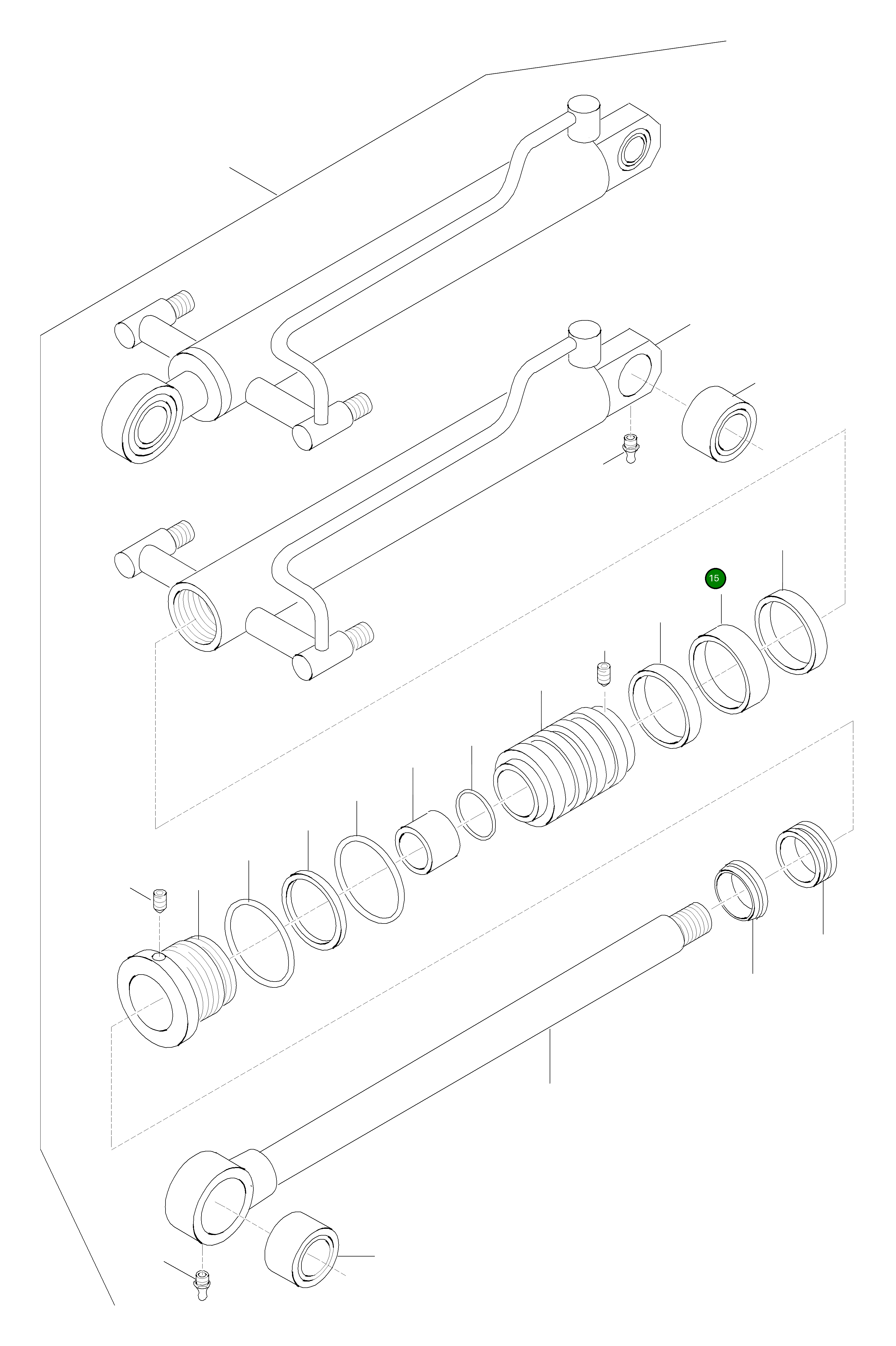 Уплотнение 42U-63-H0P24 Komatsu