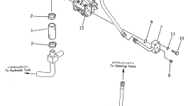 Трубка 361-62-15110 Komatsu