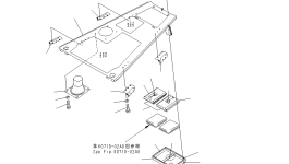 Уплотнение 14X-Z11-9470 Komatsu