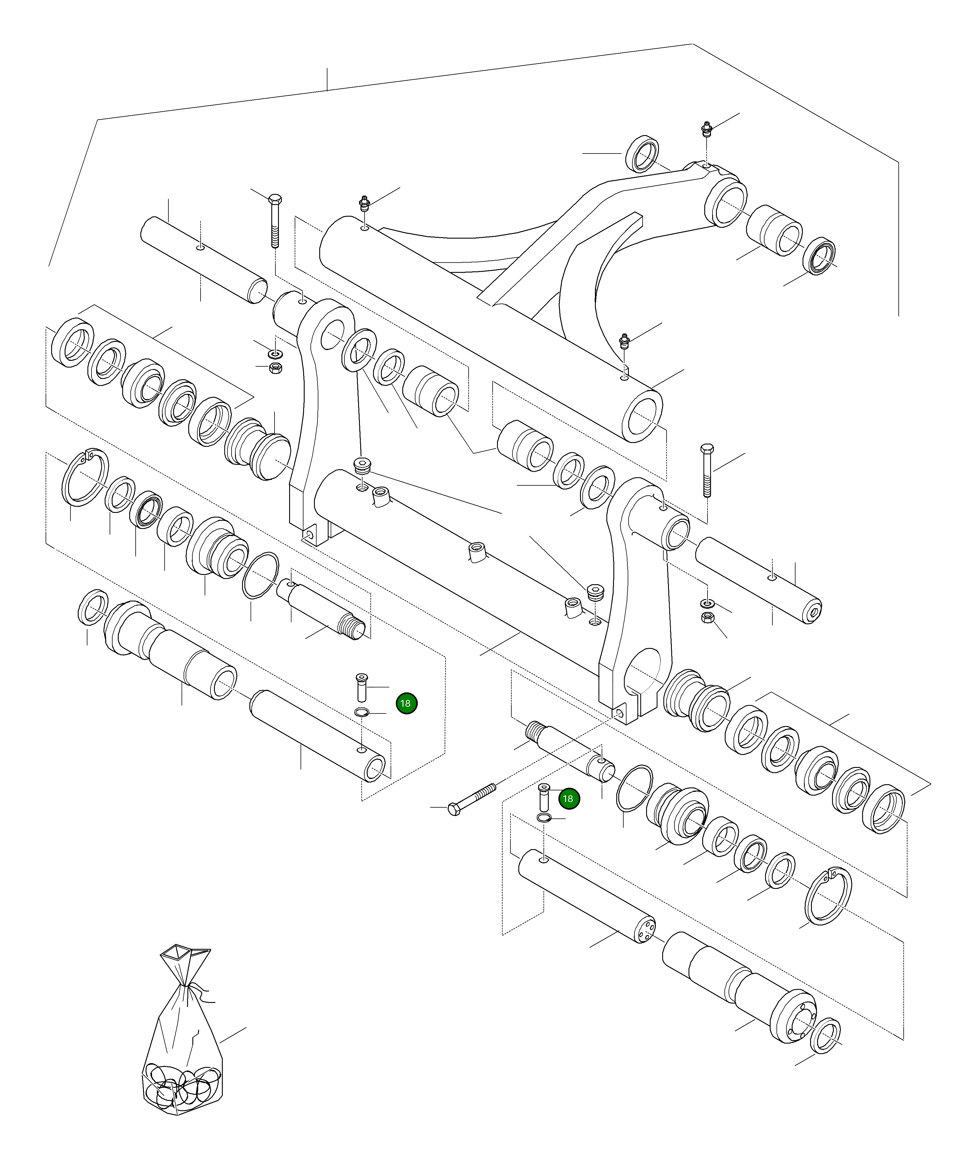 Стопорное кольцо 42U-70-H0P39 Komatsu