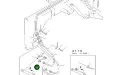 Трубка 23E-40-12180 Komatsu