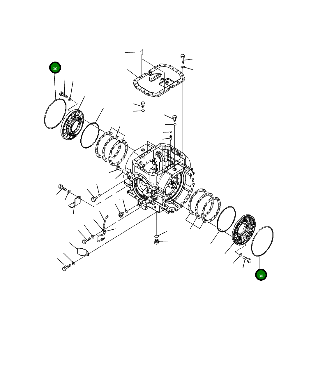 Уплотнение 421-33-21410 Komatsu