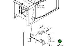 Уплотнение 419-54-B6050 Komatsu